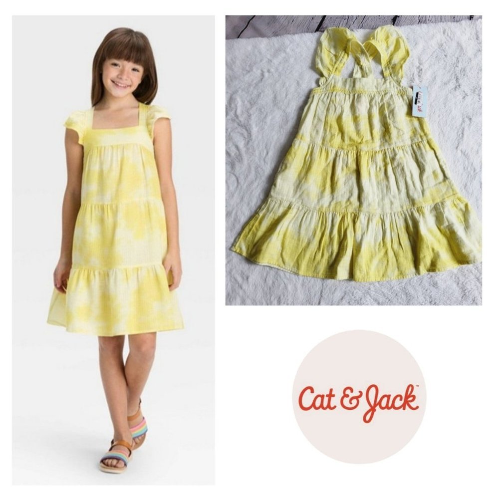 Cat & Jack, Girls' Short Woven Dress, 3KIDC-N